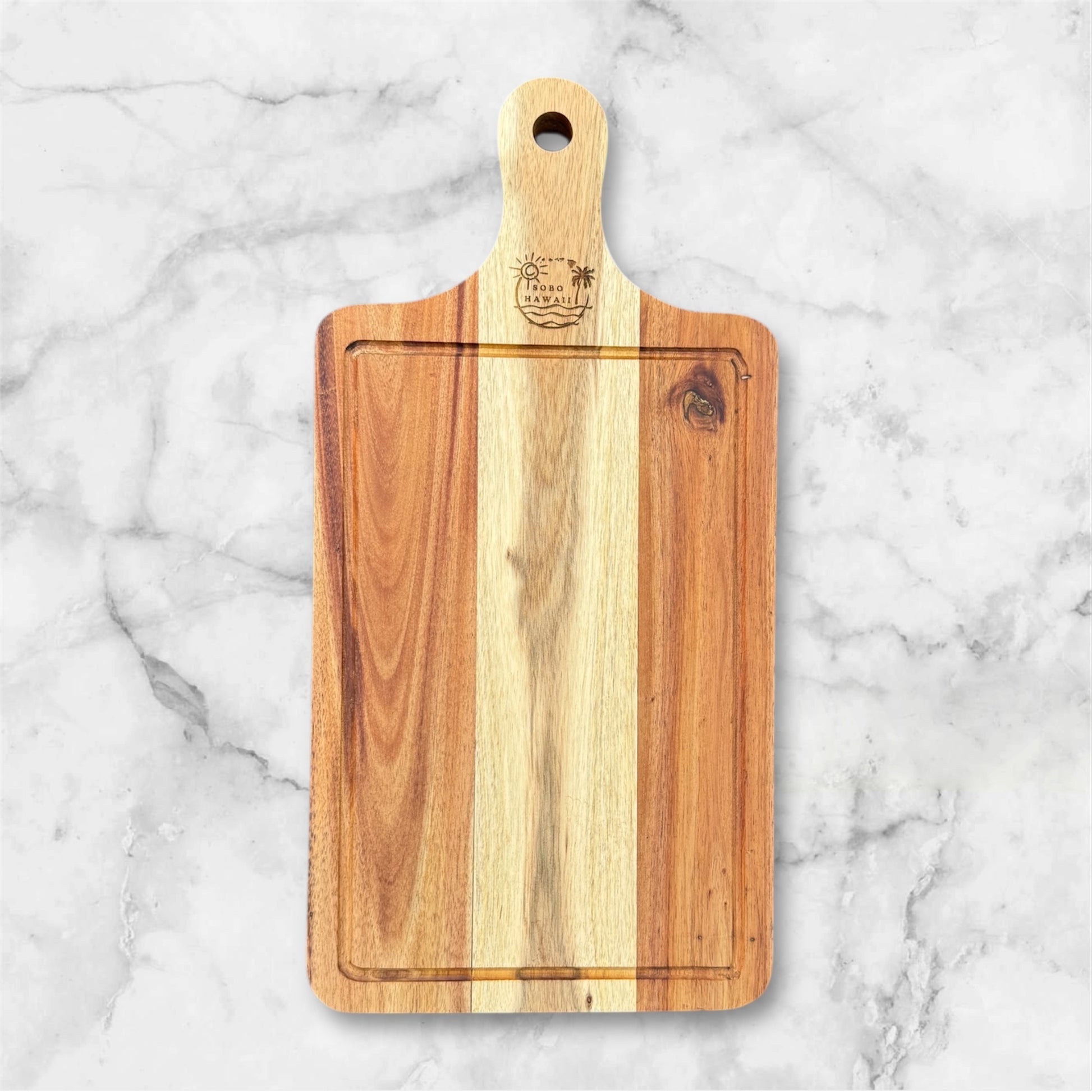 Hawaiian Honu Abalone Shell Inlay Cutting Board