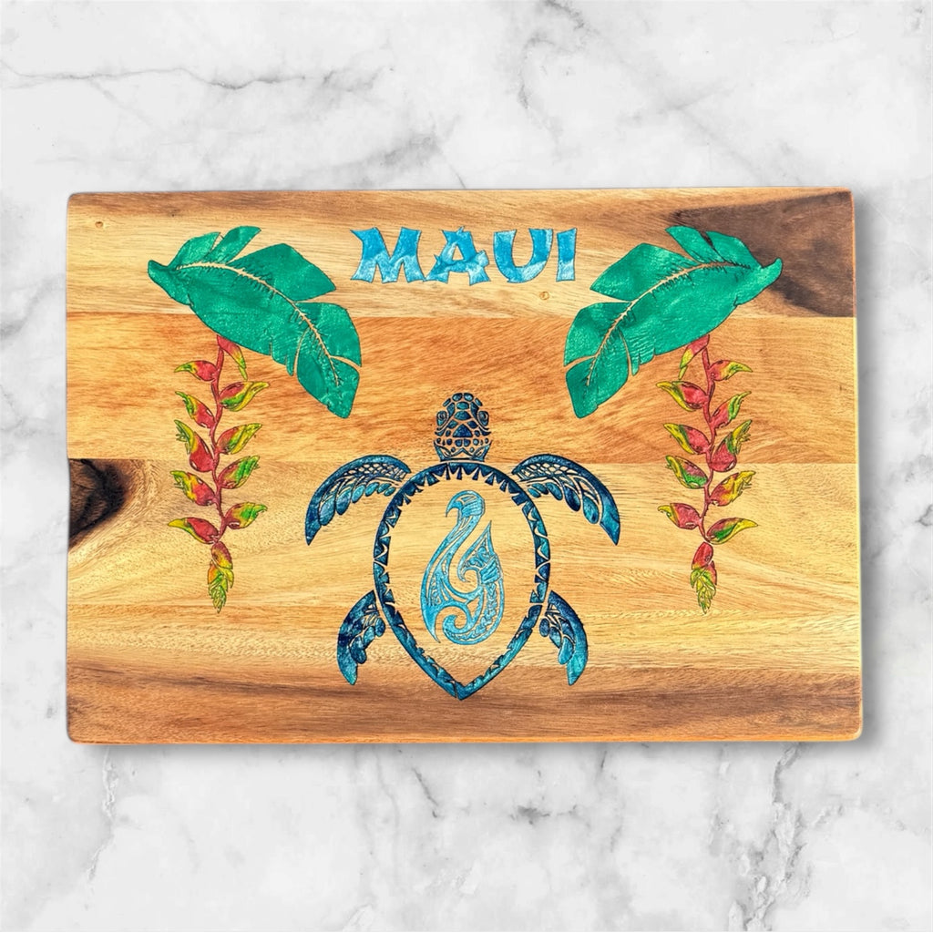 Heliconia Honu Cutting Board