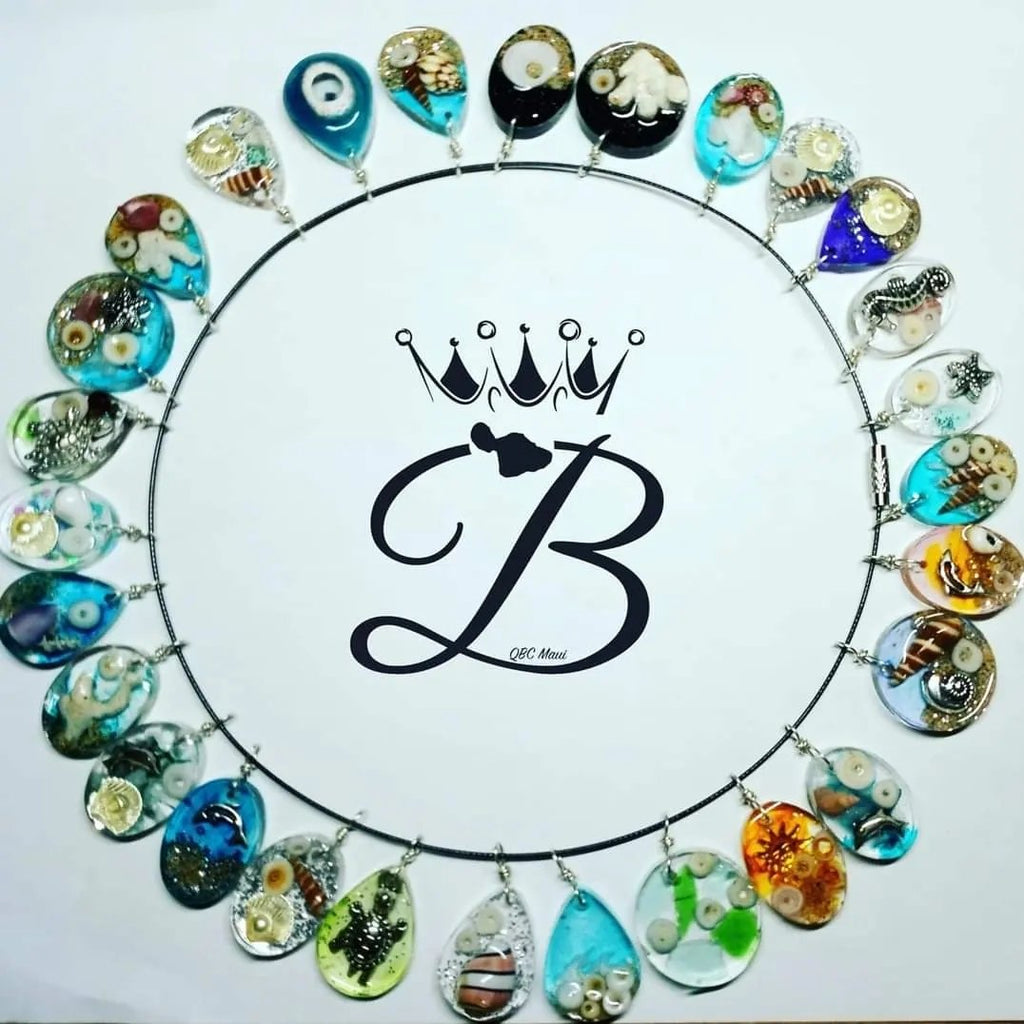 Black Lip Shell Hawaiian Eva bird Earrings by Queen Bea Creations Maui