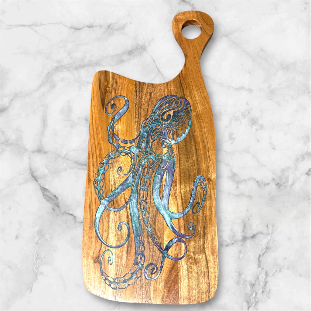 Octopus (Hawaiian He'e) Cutting Board