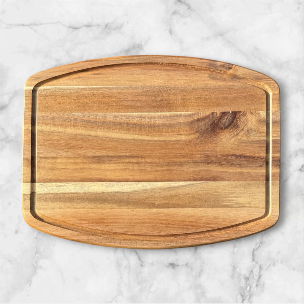 Mom and Baby Whale with Islands curved Cutting Board