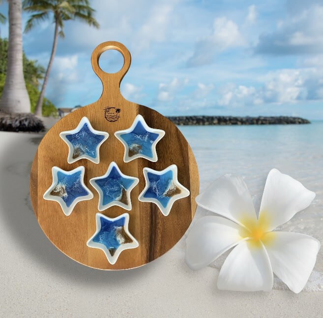 Star Shaped Resin Bowls