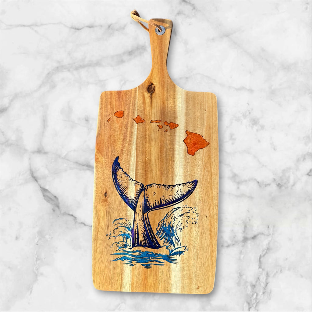 Whale Tail Islands Cutting Board