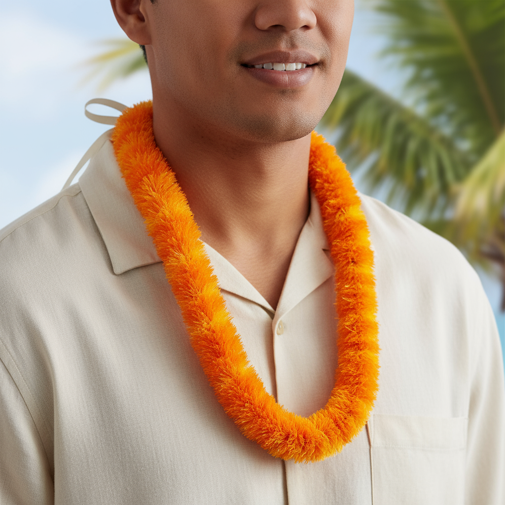 Maui made Hawaiian Eyelash Lei