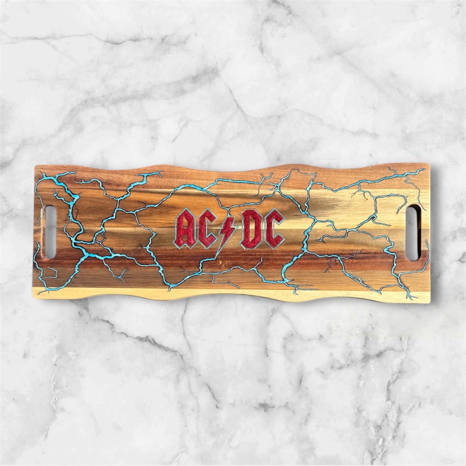 Unique Lightening AC/DC Cutting Board