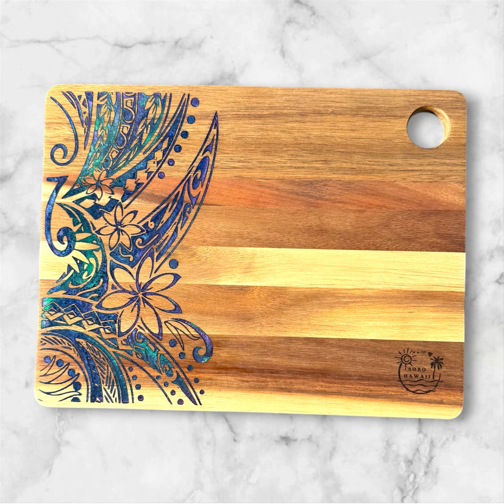 Tribal Flower Cutting Board