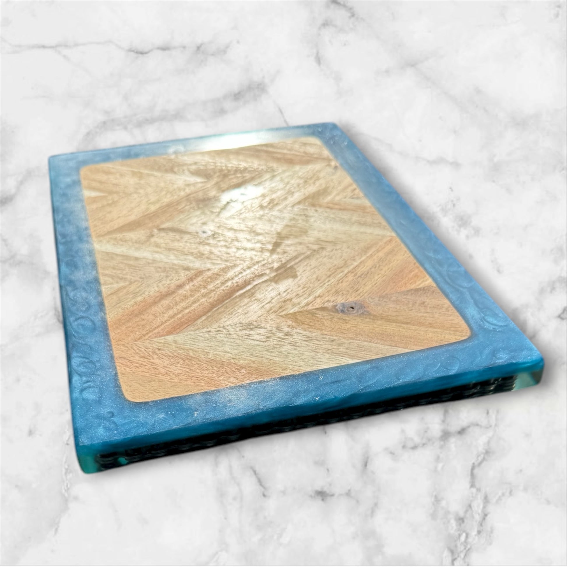 $10 RAFFLE! Bike Chain Ocean Cutting Board