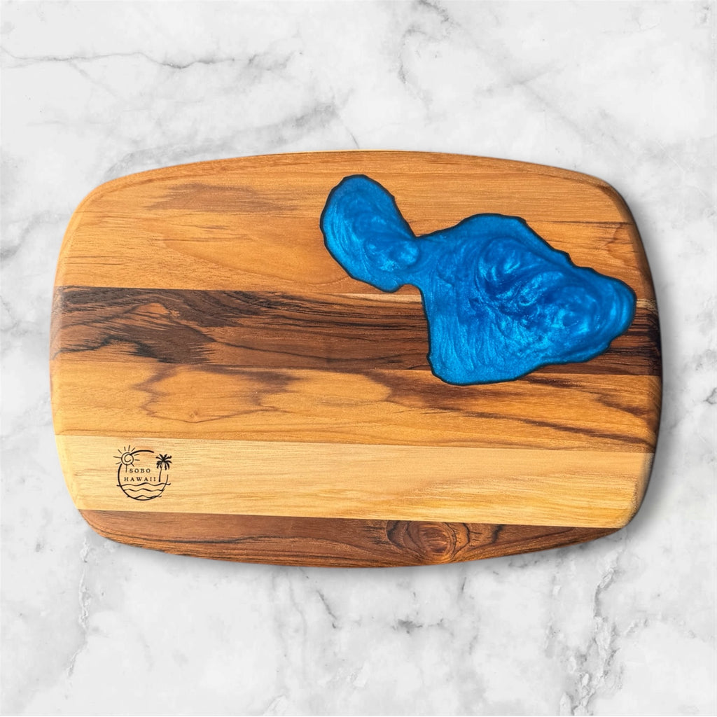 Maui Island Teak Charcuterie Board