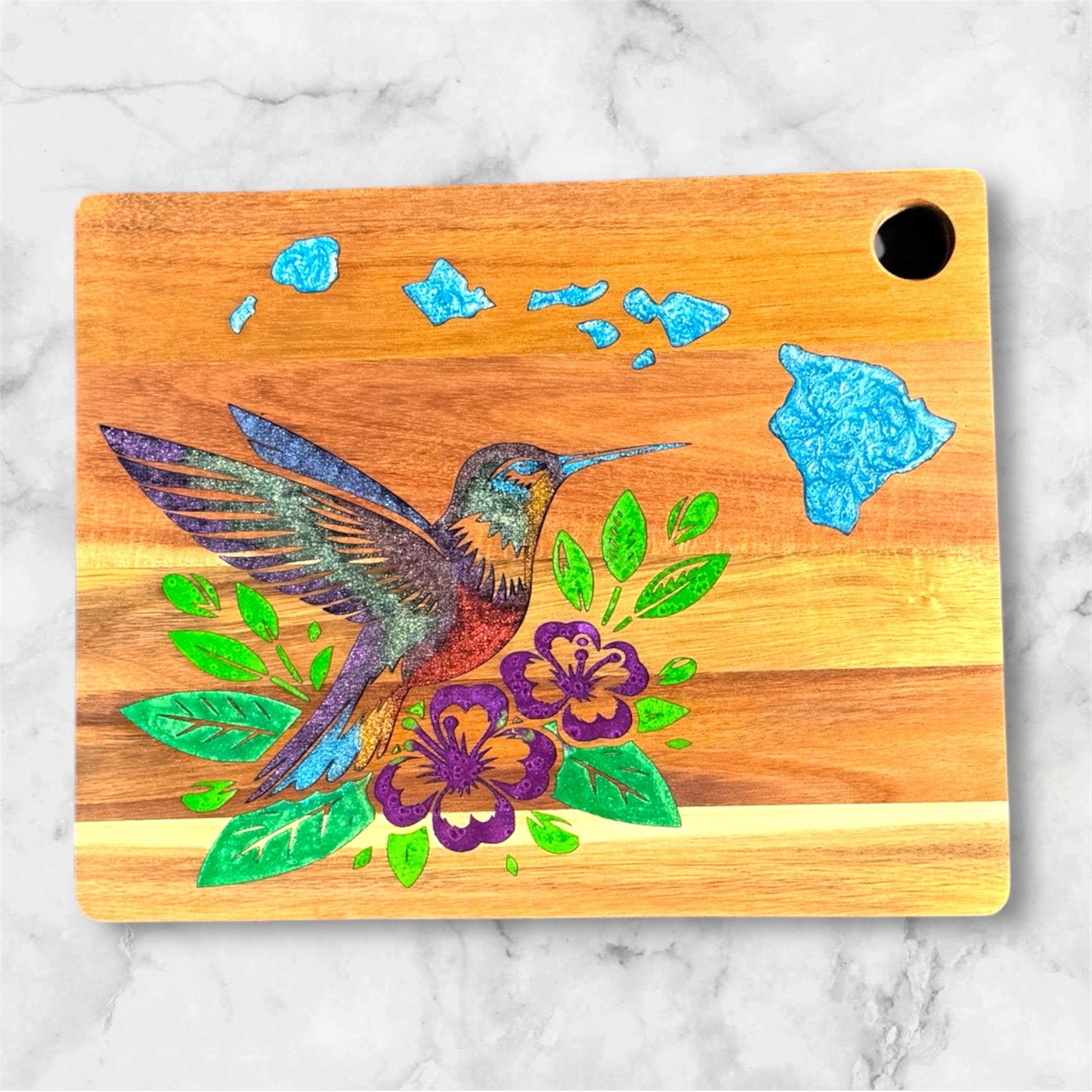 Hummingbird Cutting Board