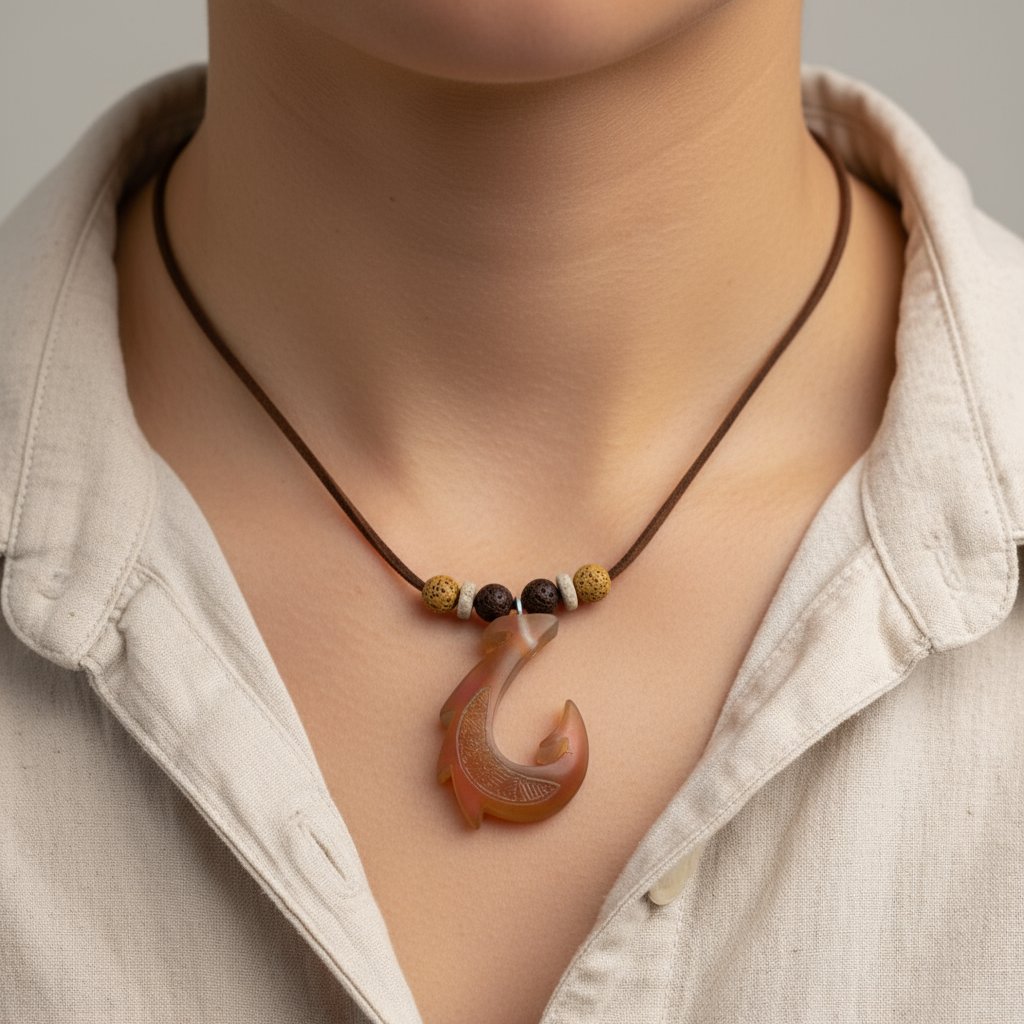 Hawaiian Hook Necklace (Chameleon Gold)