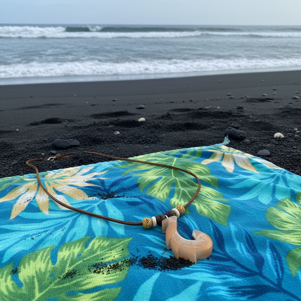 Hawaiian Hook Necklace (Chameleon Gold)