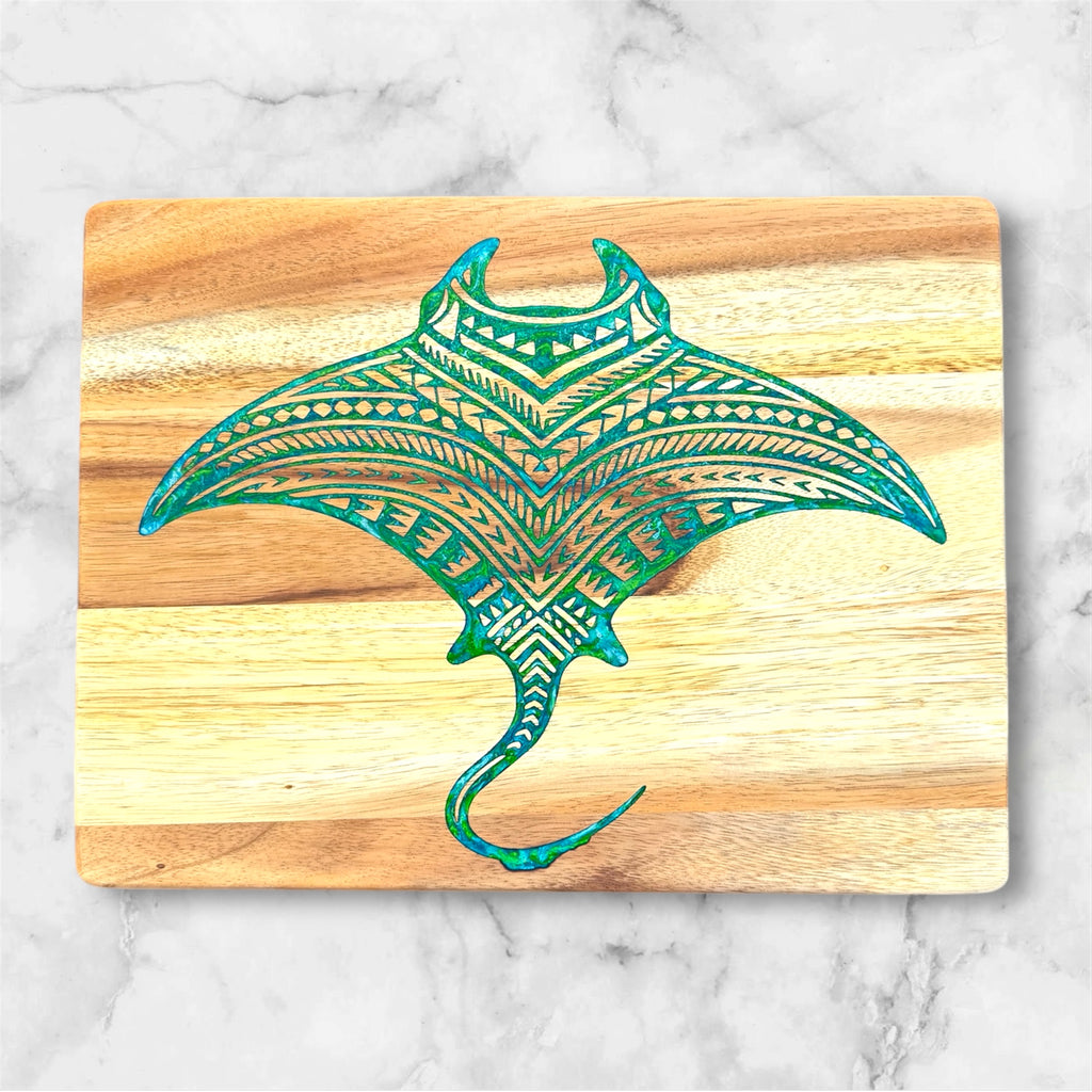 Tribal Manta Ray Cutting Board