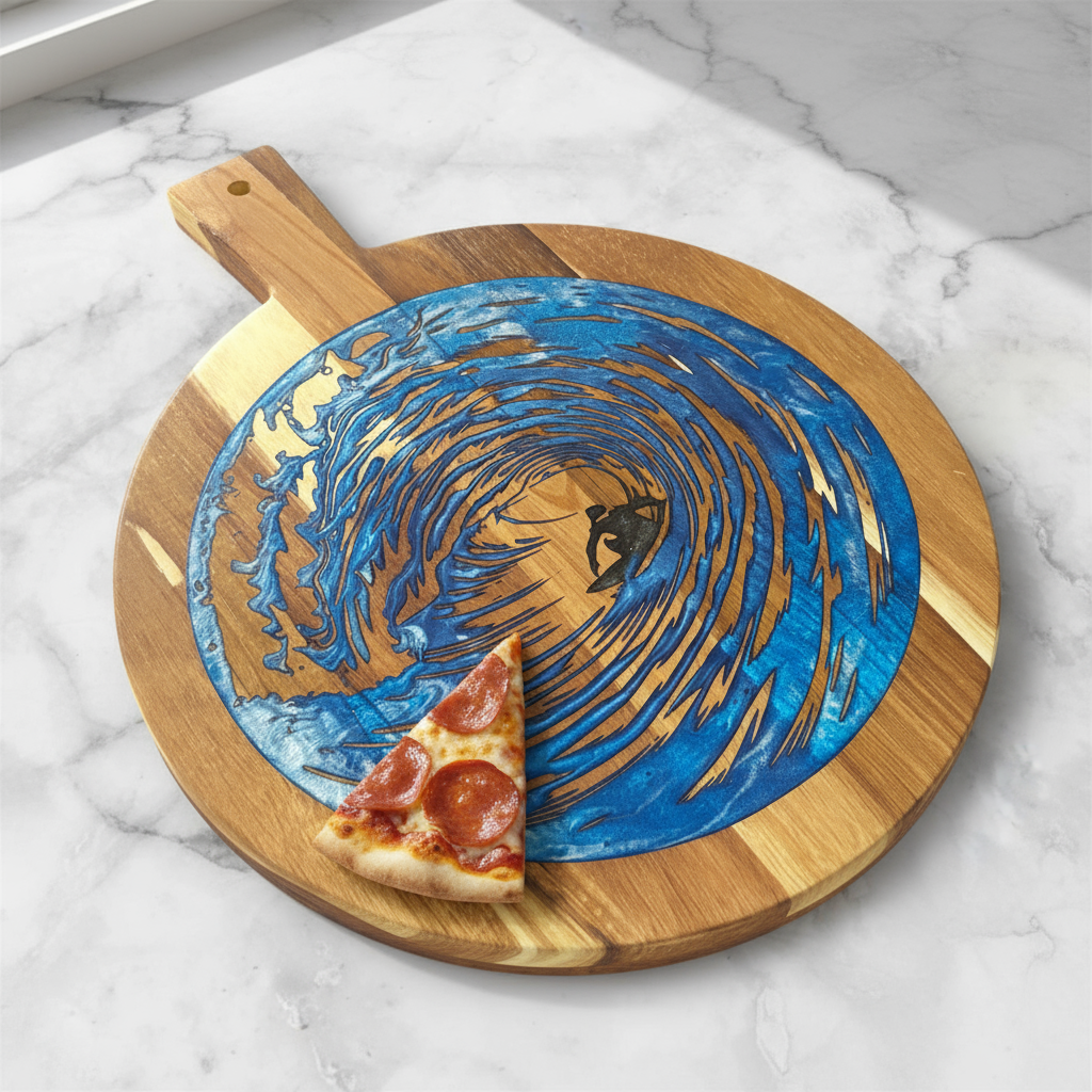 Barrel Surfer Cutting Board