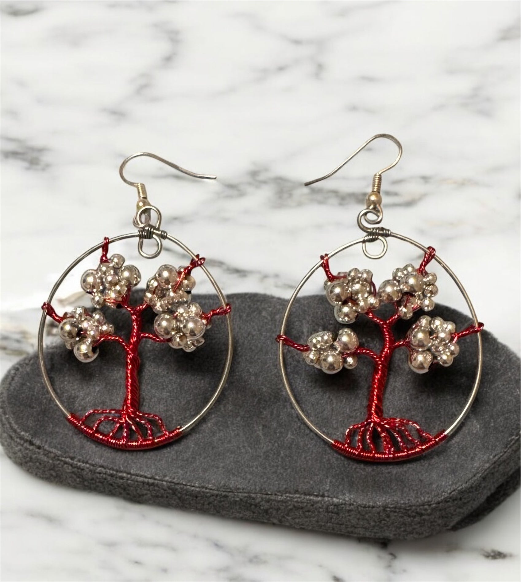 Tree of Life Earrings by Queen Bea Creations Maui