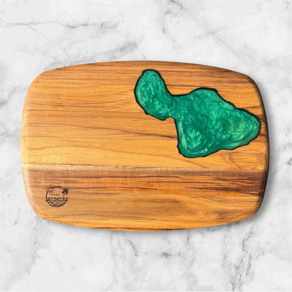 Maui Island Teak Charcuterie Board