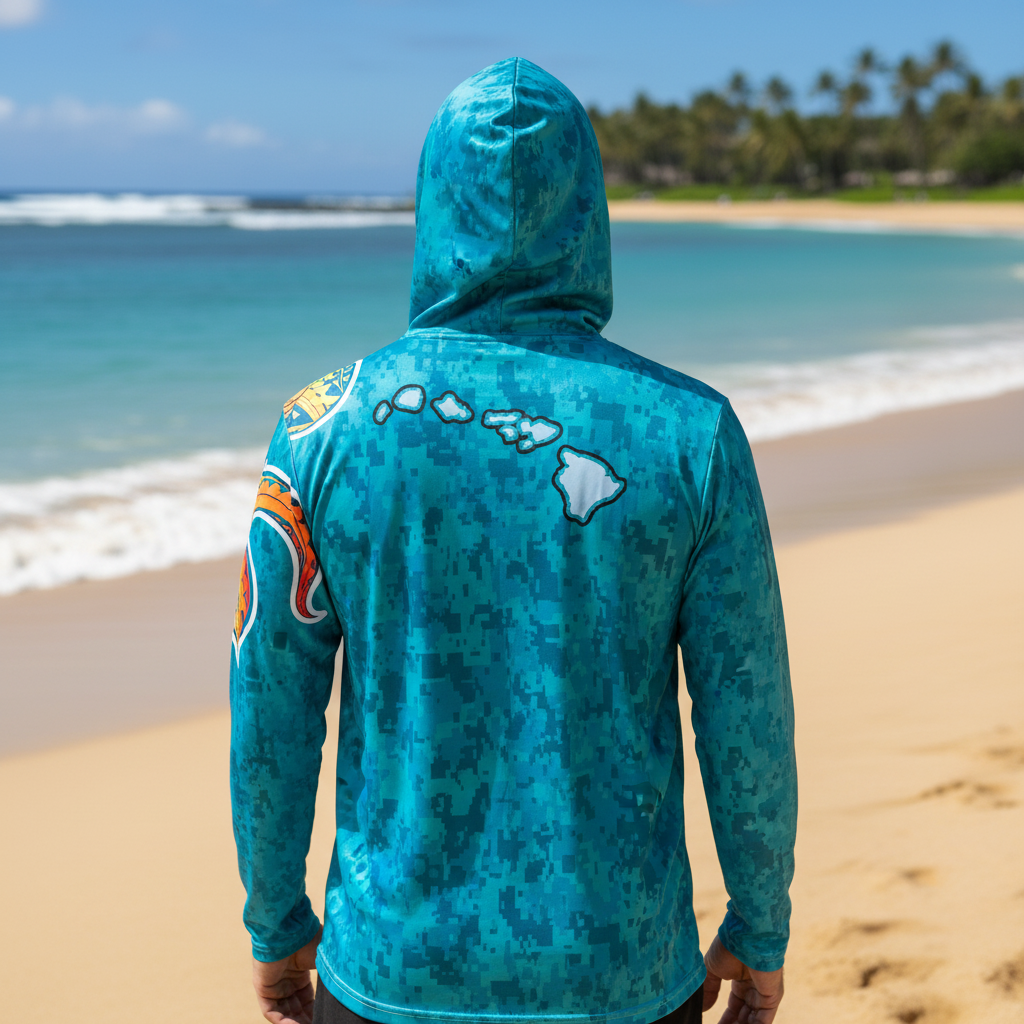 Hoodie Octopus UV Performance Shirts
