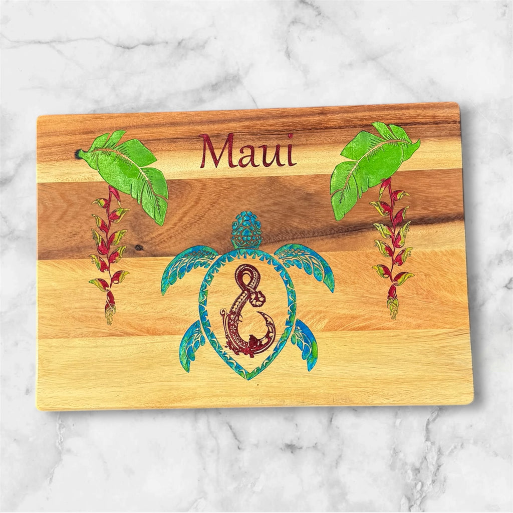 Heliconia Honu Cutting Board