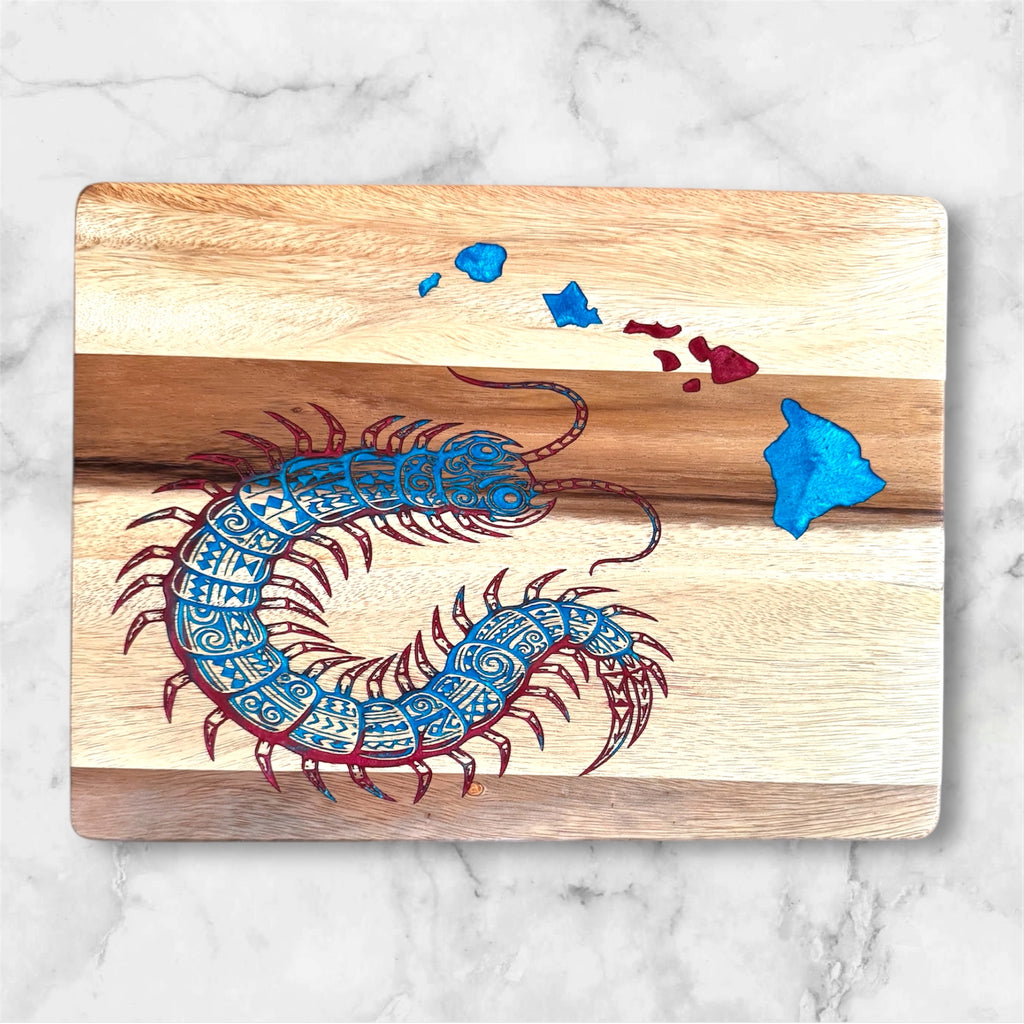 Centipede Island Cutting Board