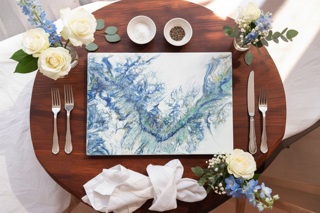 “Marble”-like Cutting Board