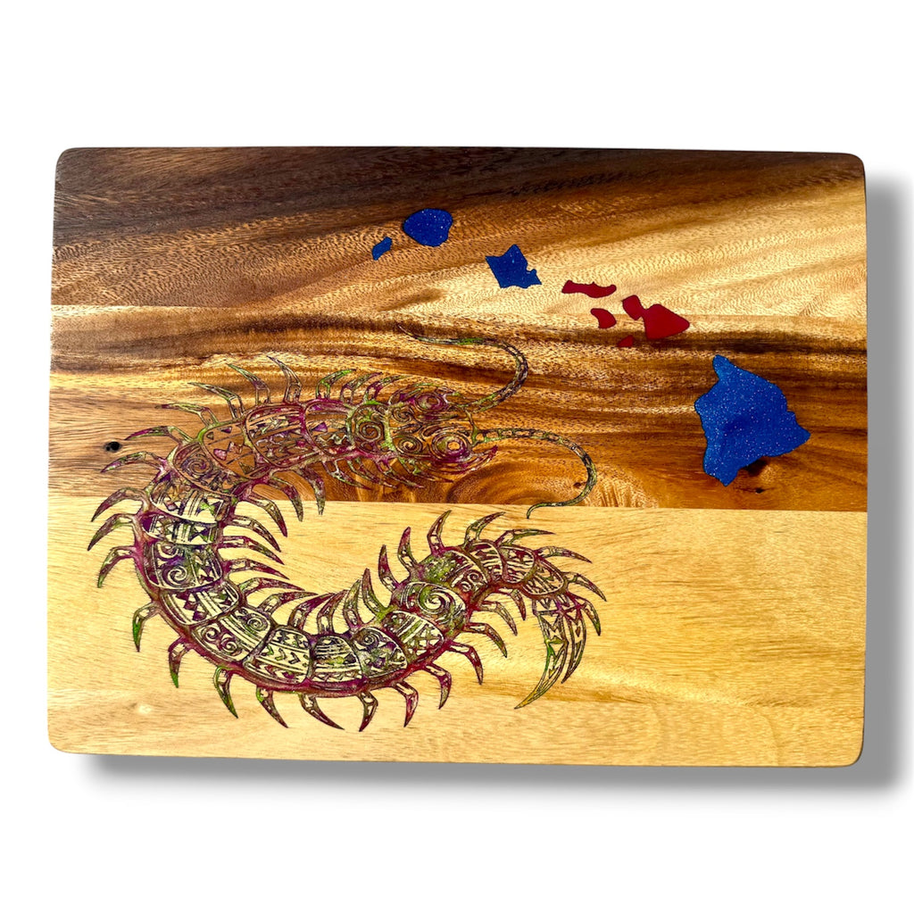 Centipede Island Cutting Board