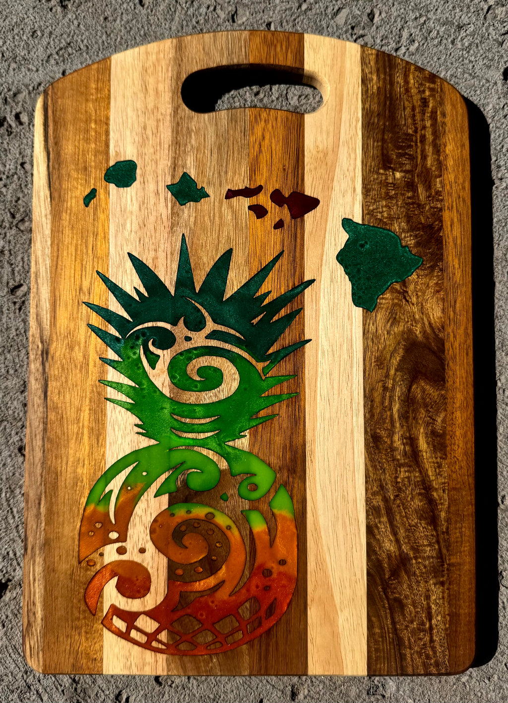 Tribal Pineapple Cutting Board