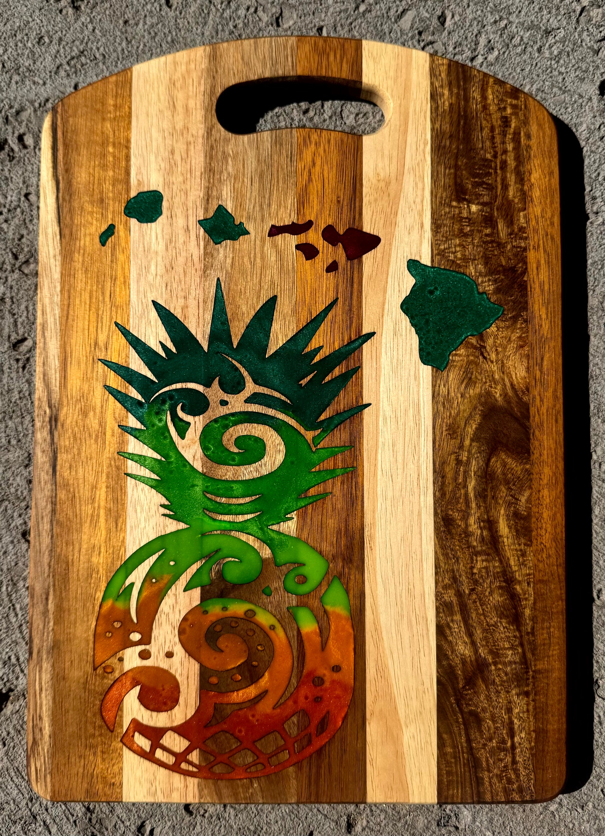 Tribal Pineapple Cutting Board