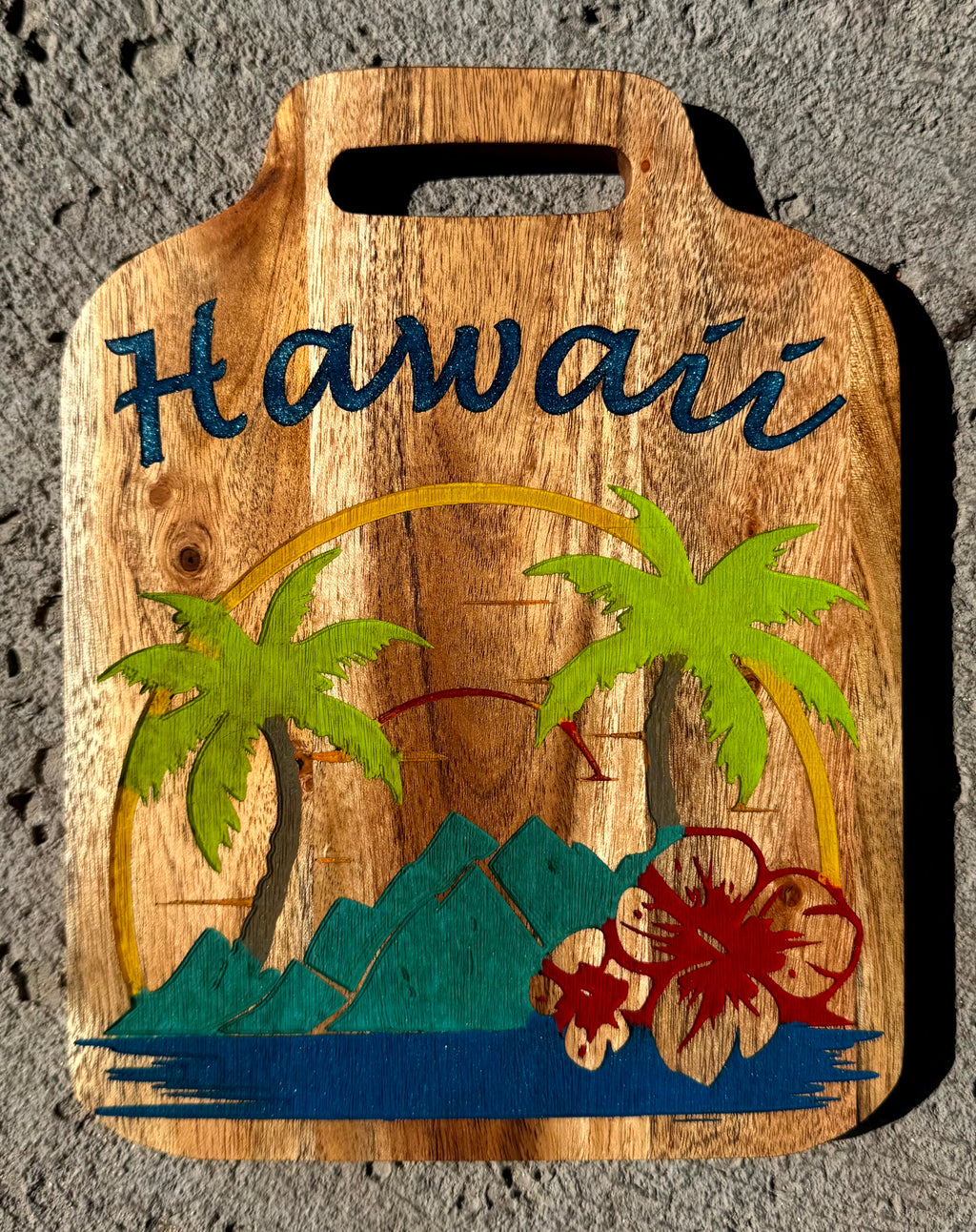 Small Hawaii Cutting Board