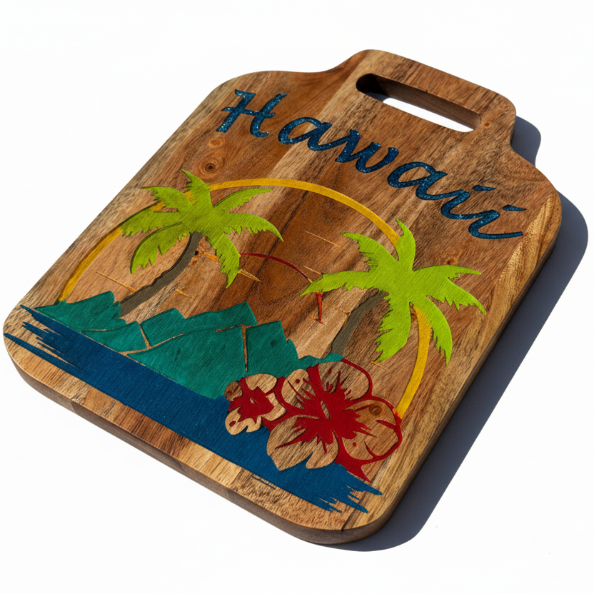 Small Hawaii Cutting Board