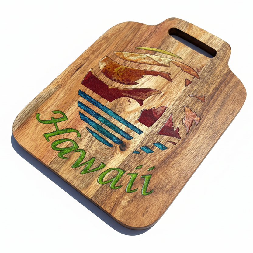 Small Hawaii Sunset Cutting Board