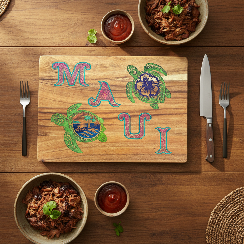 Maui Turtles Cutting Board