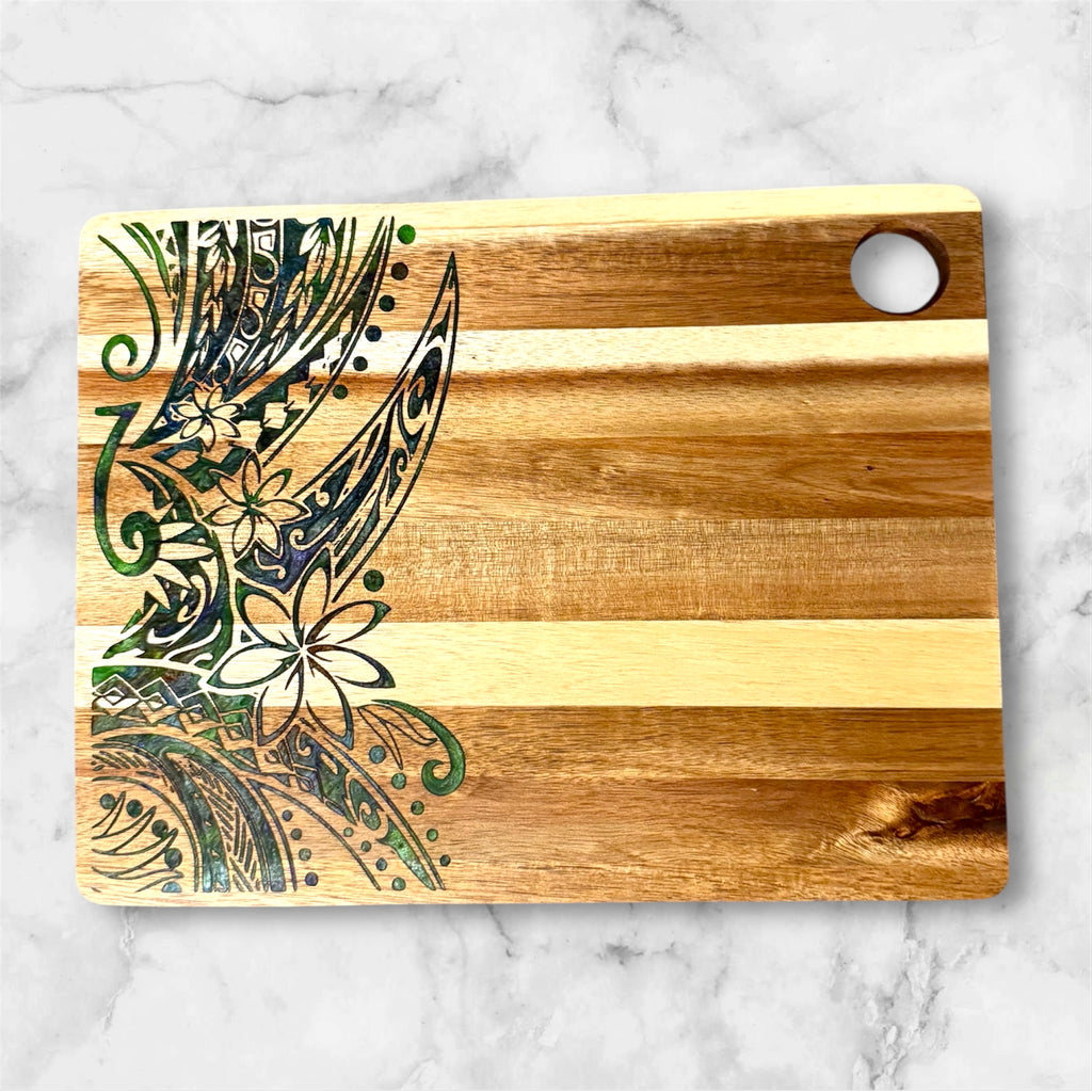 Tribal Flower Cutting Board