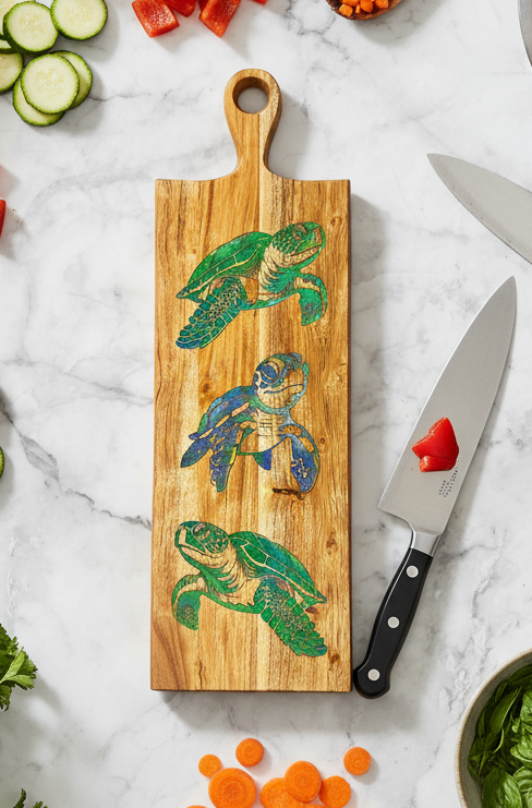 3 Honu Cutting Board