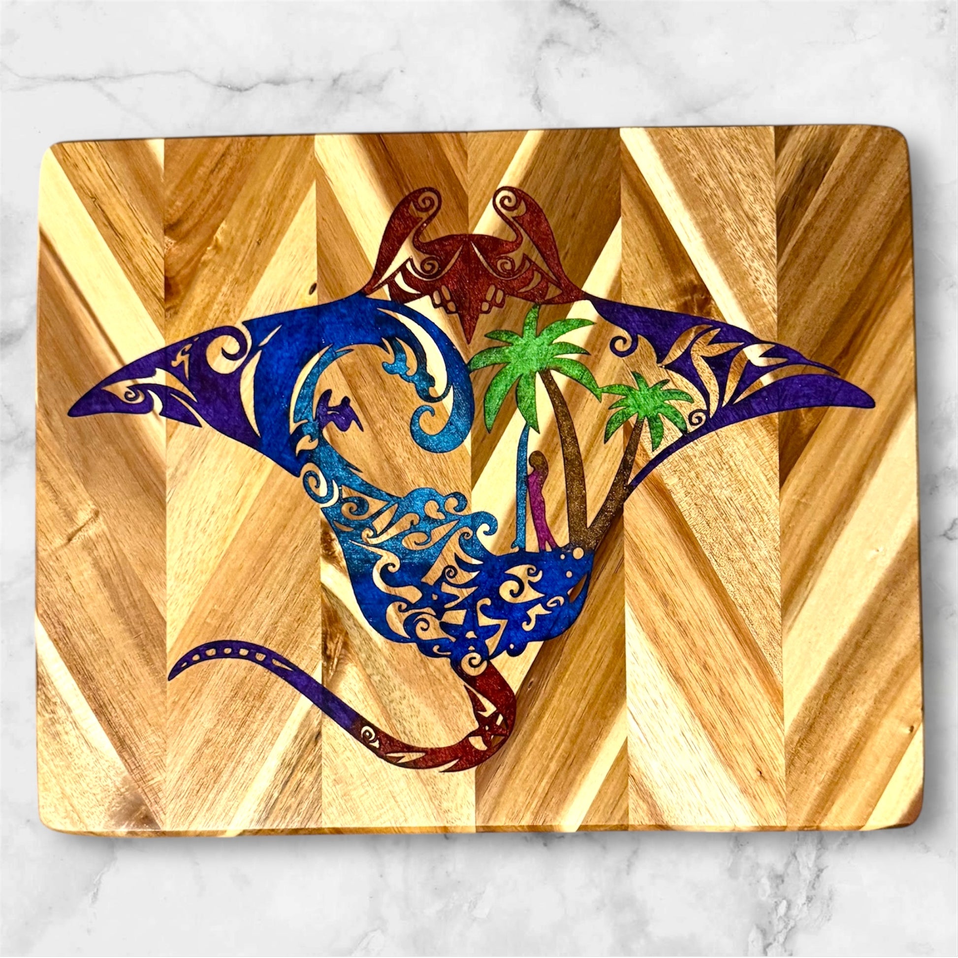 Manta Ray Cutting Board
