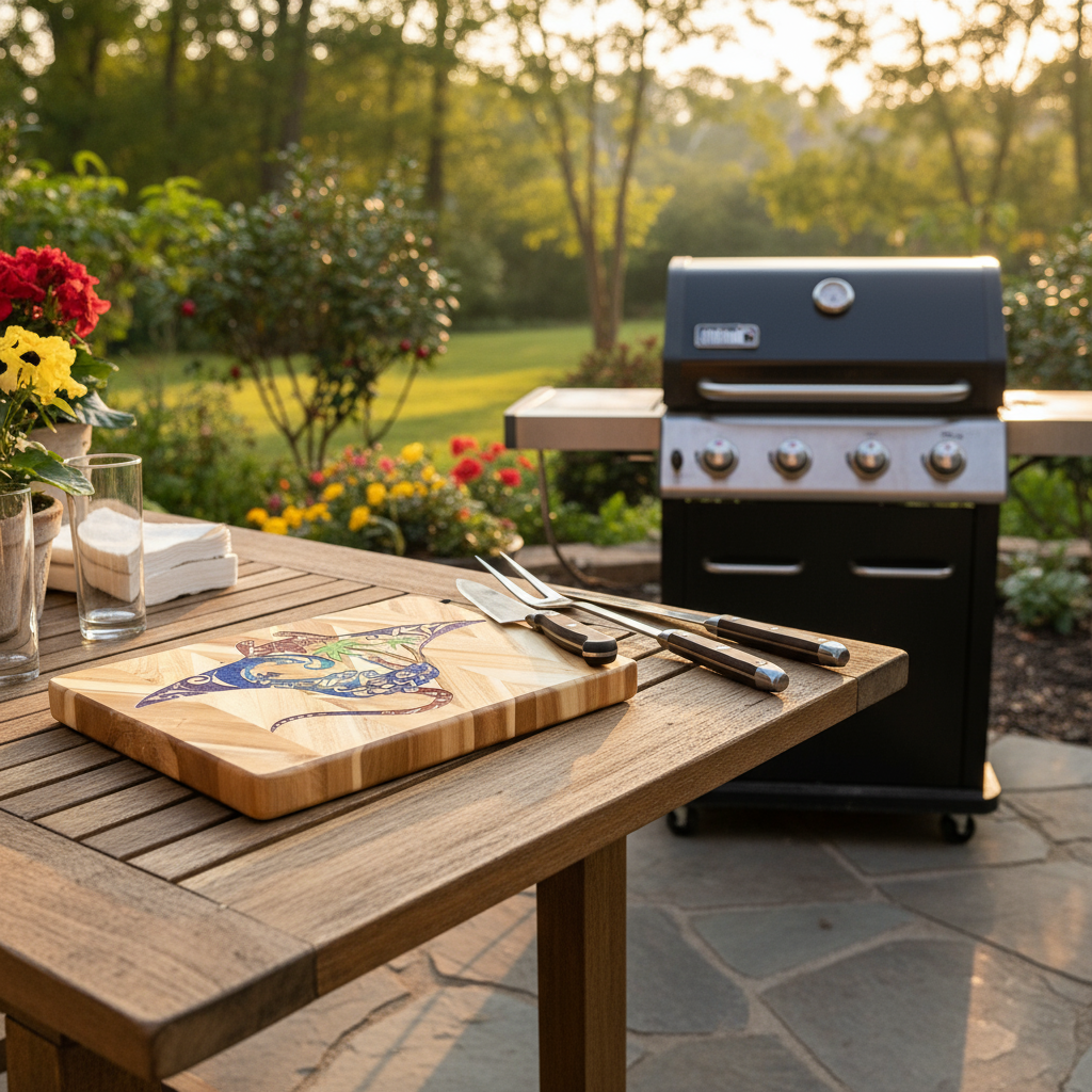 Manta Ray Cutting Board