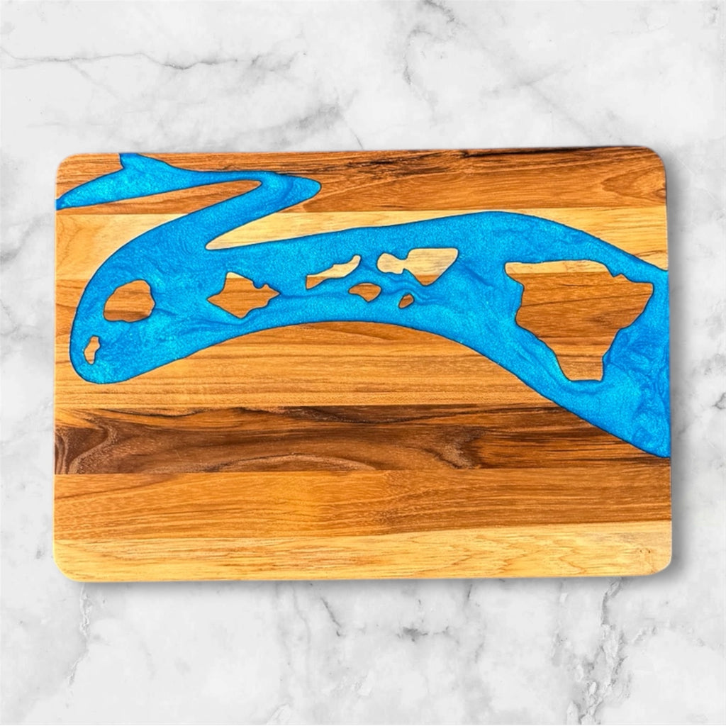 Hawaiian Islands Teak Charcuterie Board
