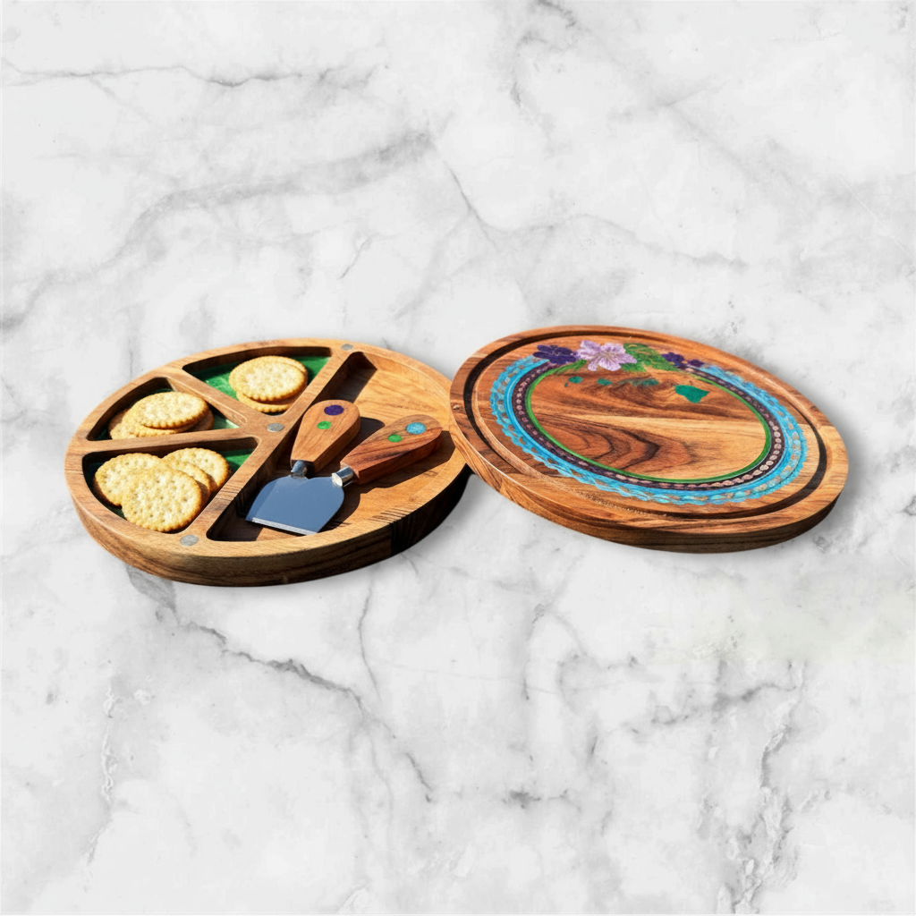 Hawaiian Islands Lei Charcuterie Board