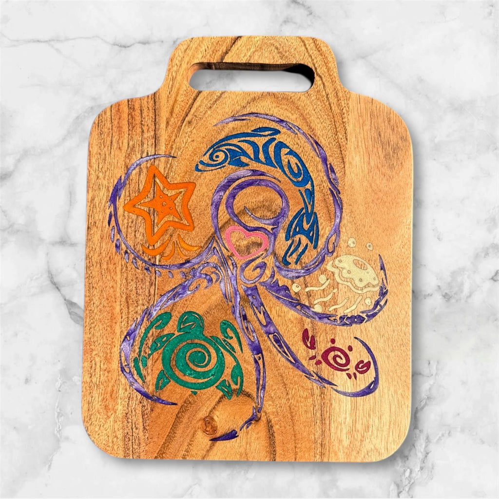 Octopus Cutting Board