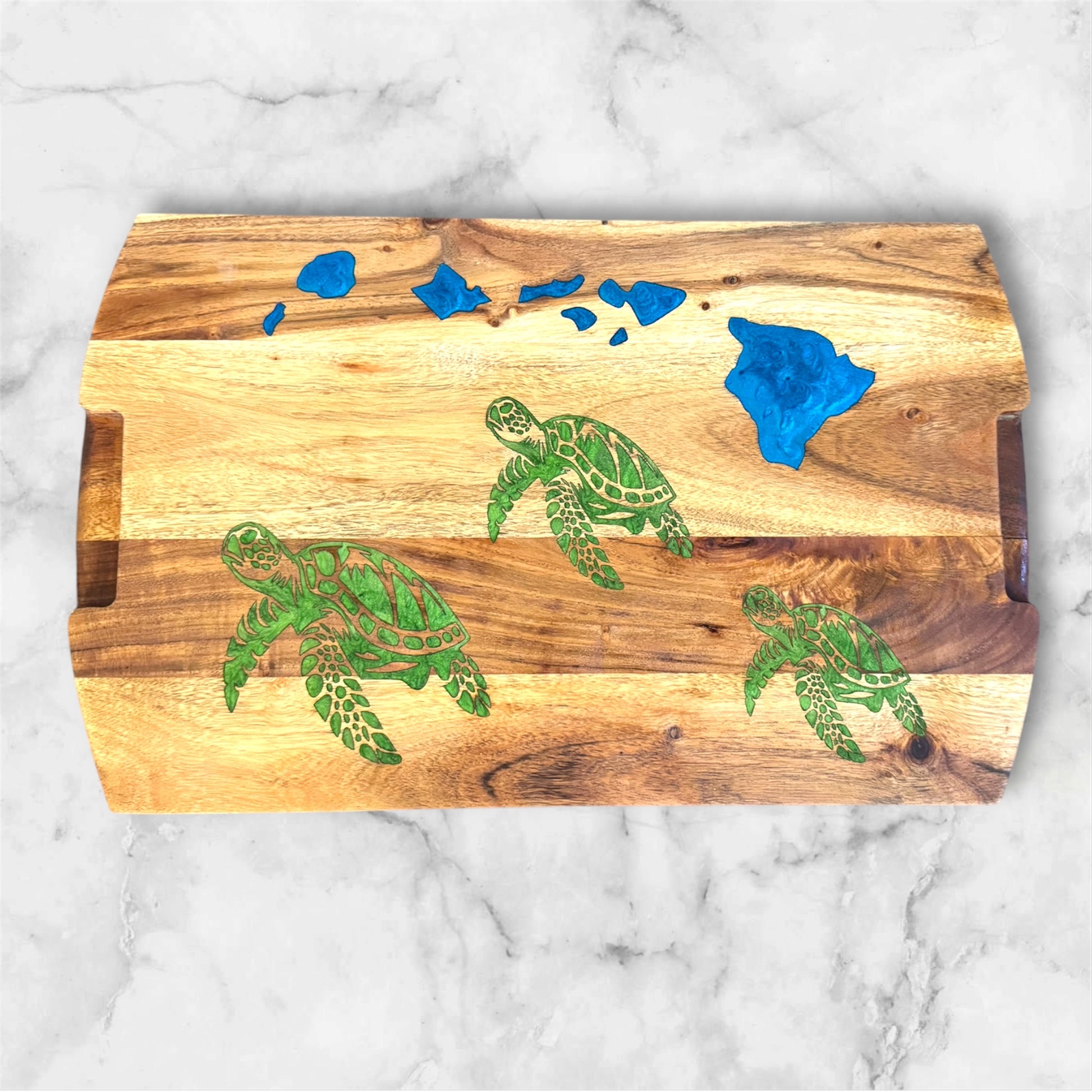 3 Honu (Turtle) Islands Cutting Board