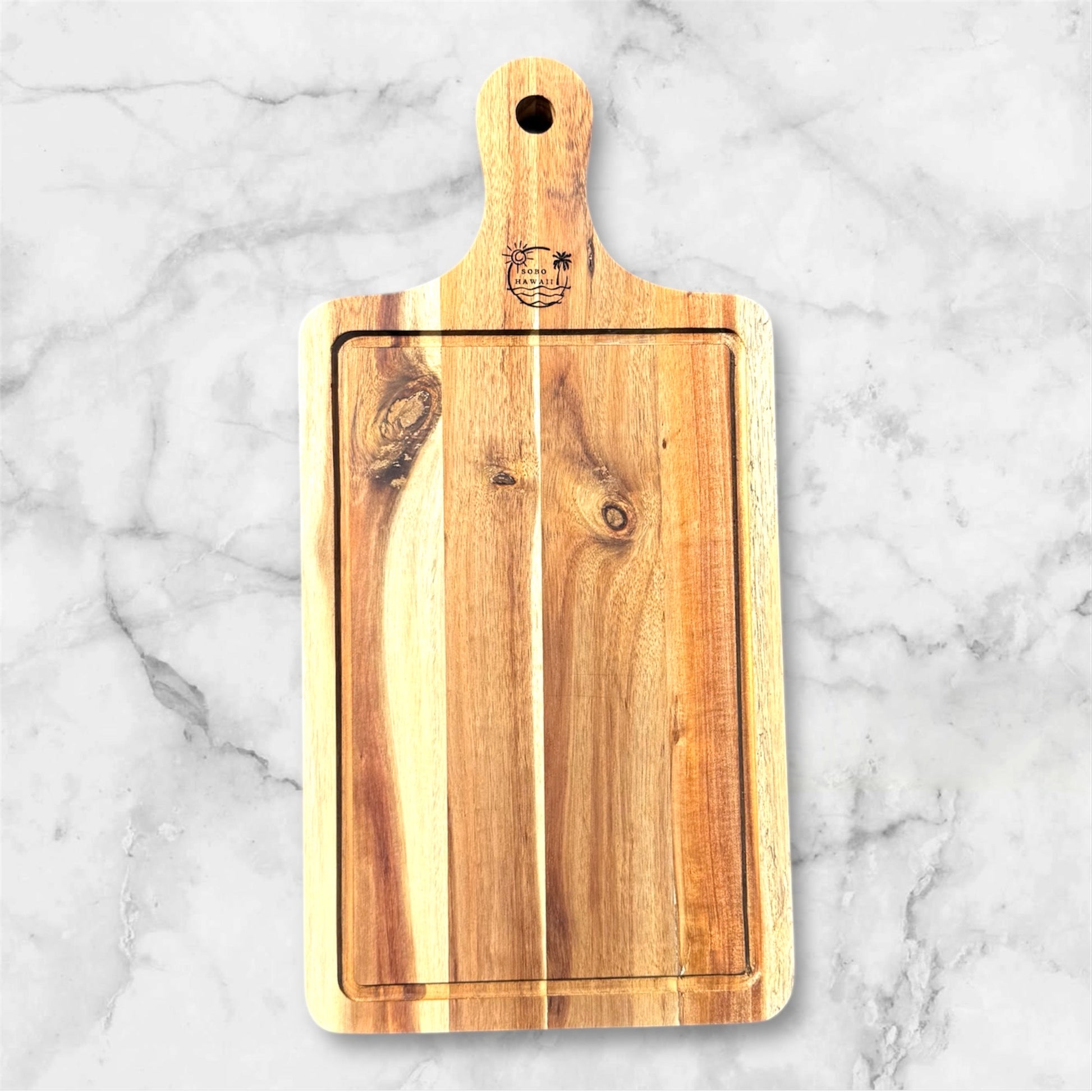 Hawaiian Honu Abalone Shell Inlay Cutting Board