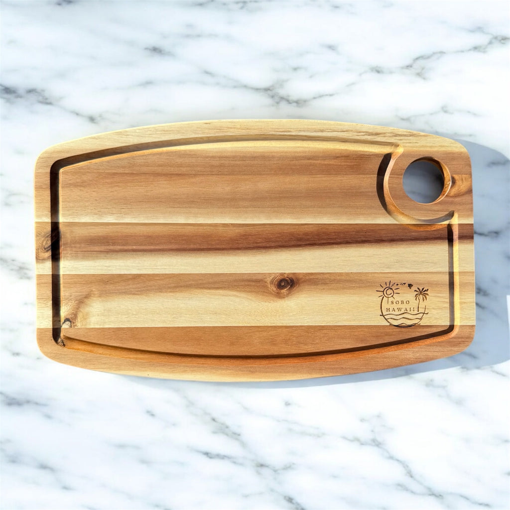 Tribal Plumeria Cutting Board