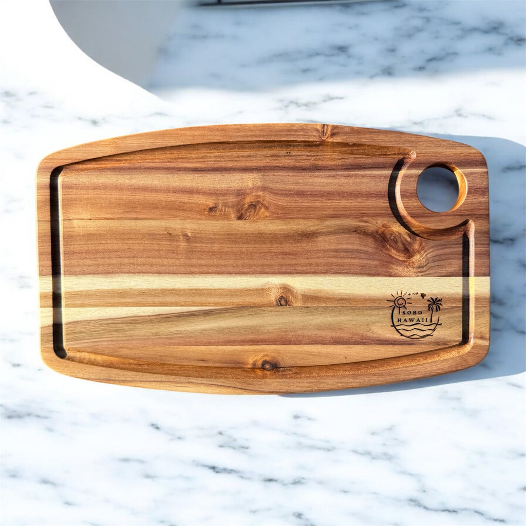 Tribal Plumeria Infinity Cutting Board