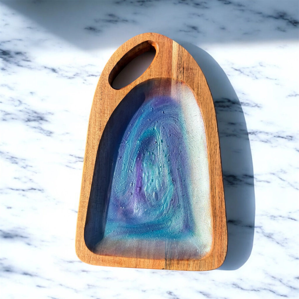 Iridescent Resin Trays