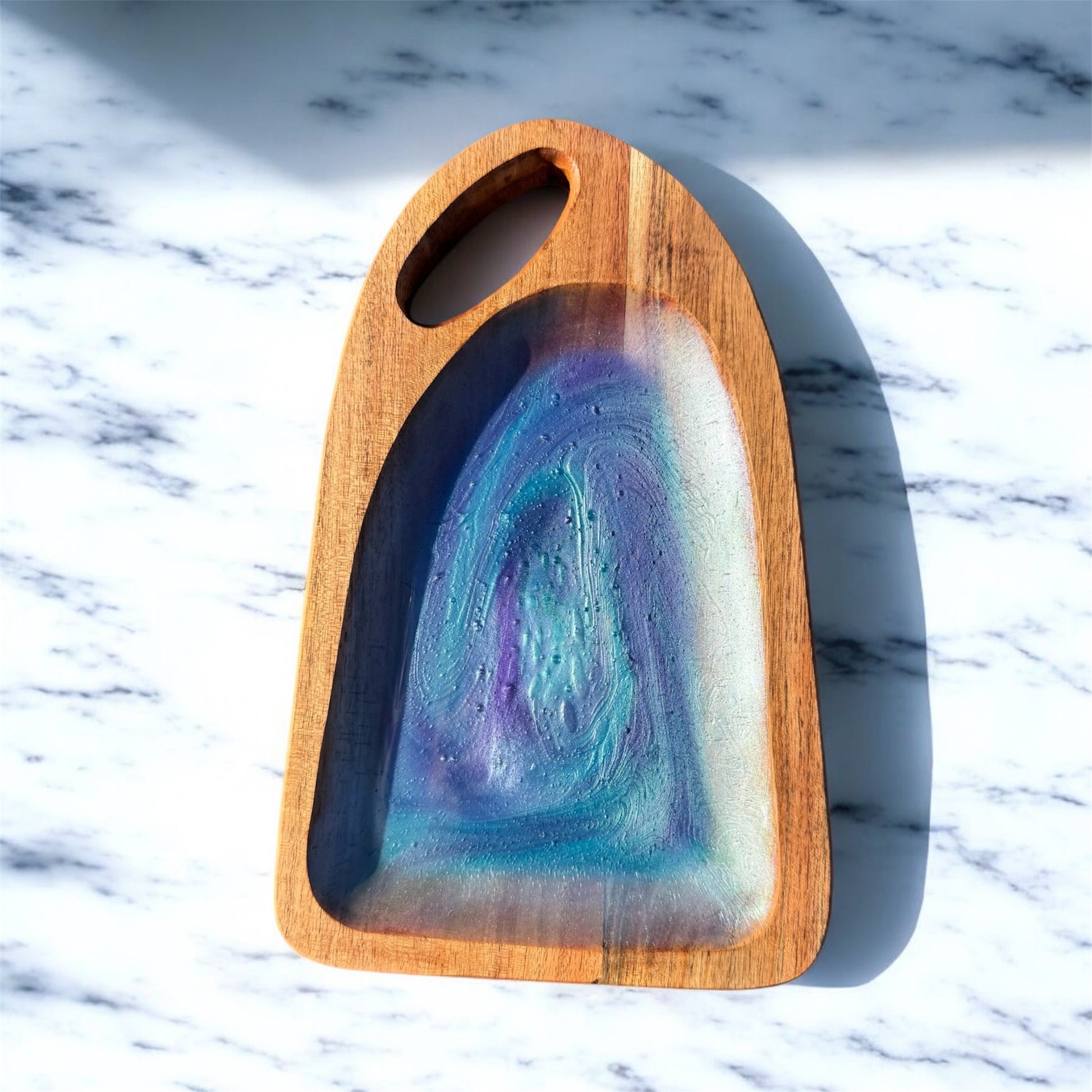 Iridescent Resin Trays