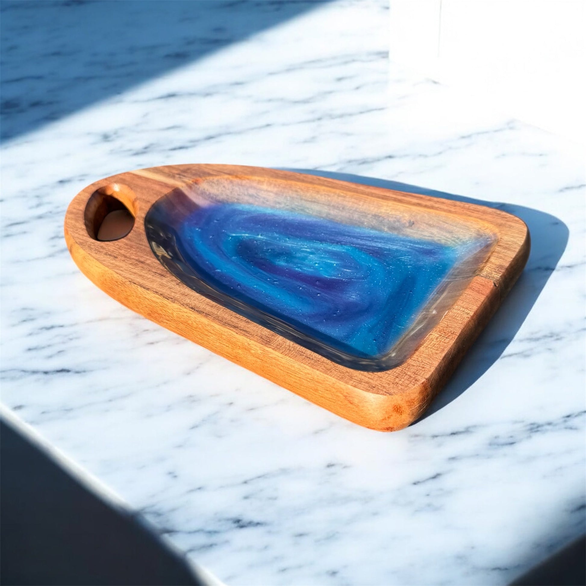 Iridescent Resin Trays