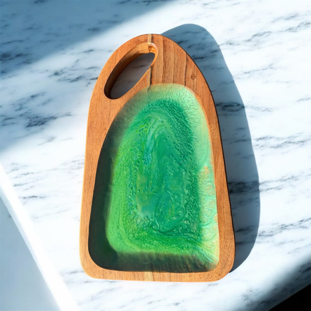 Iridescent Resin Trays