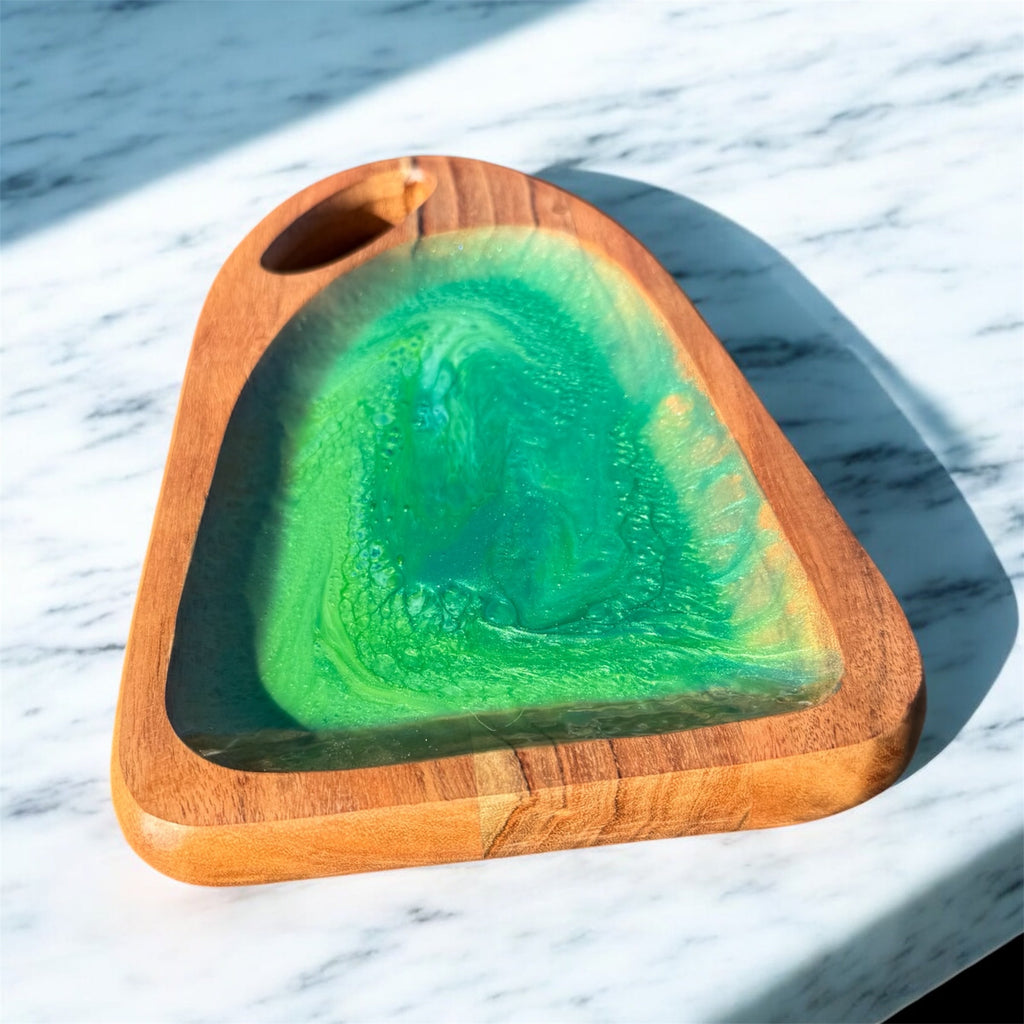 Iridescent Resin Trays
