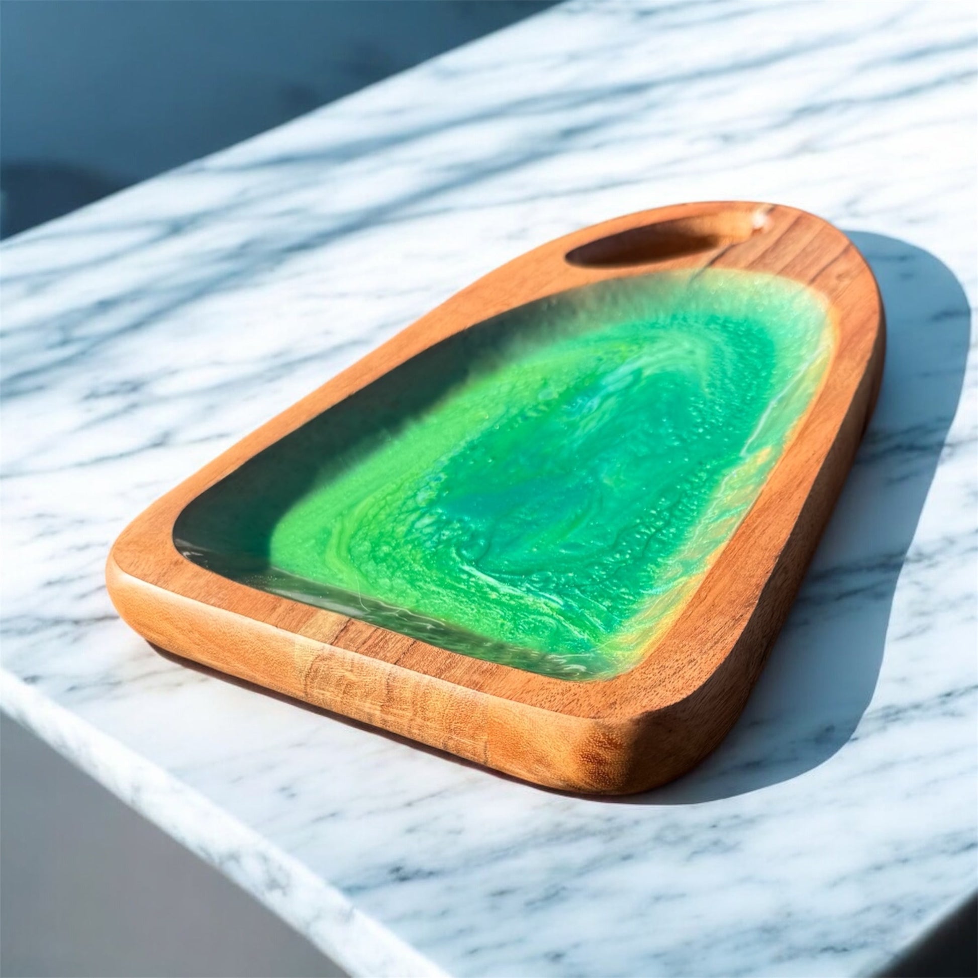 Iridescent Resin Trays