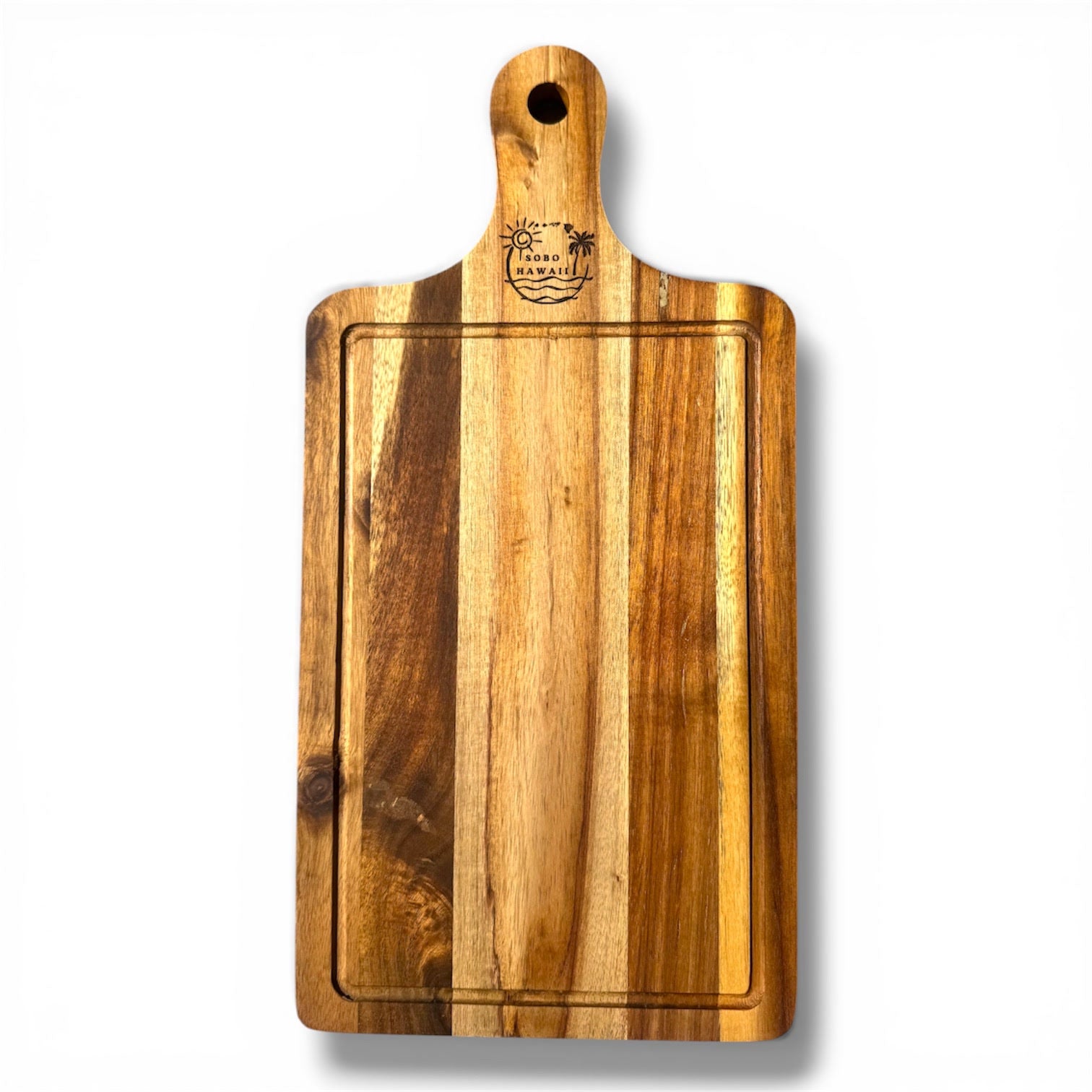 Hawaiian Honu Abalone Shell Inlay Cutting Board