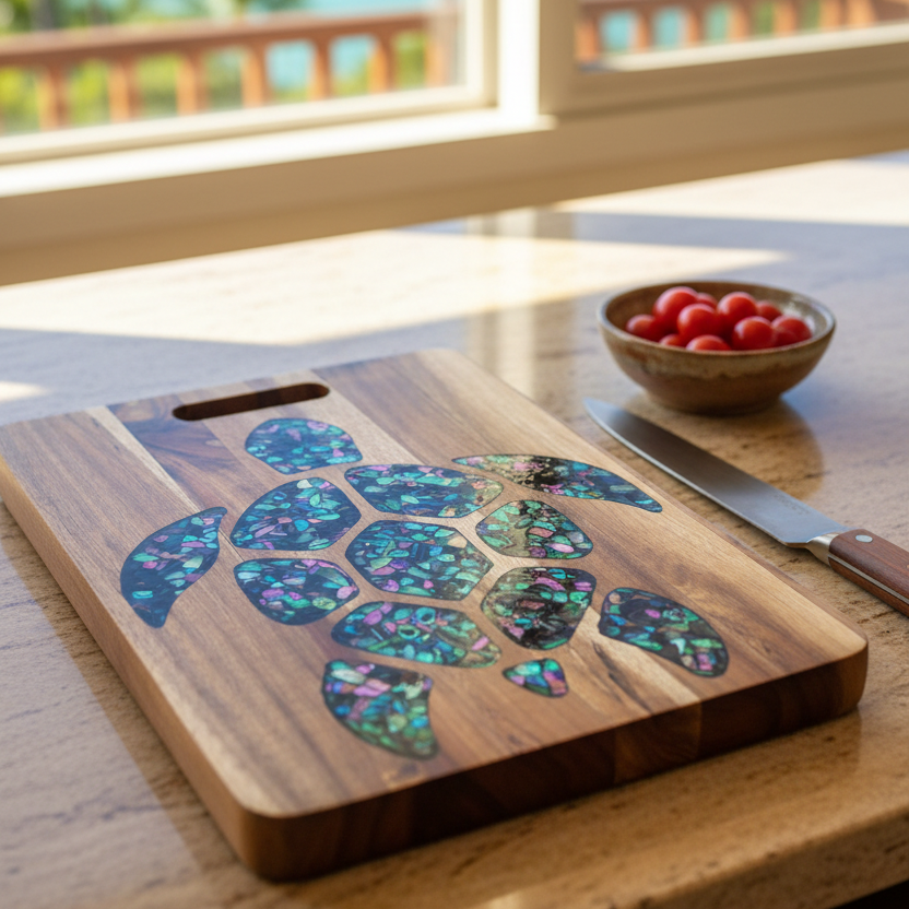 Honu (Turtle) Shale Cutting Board