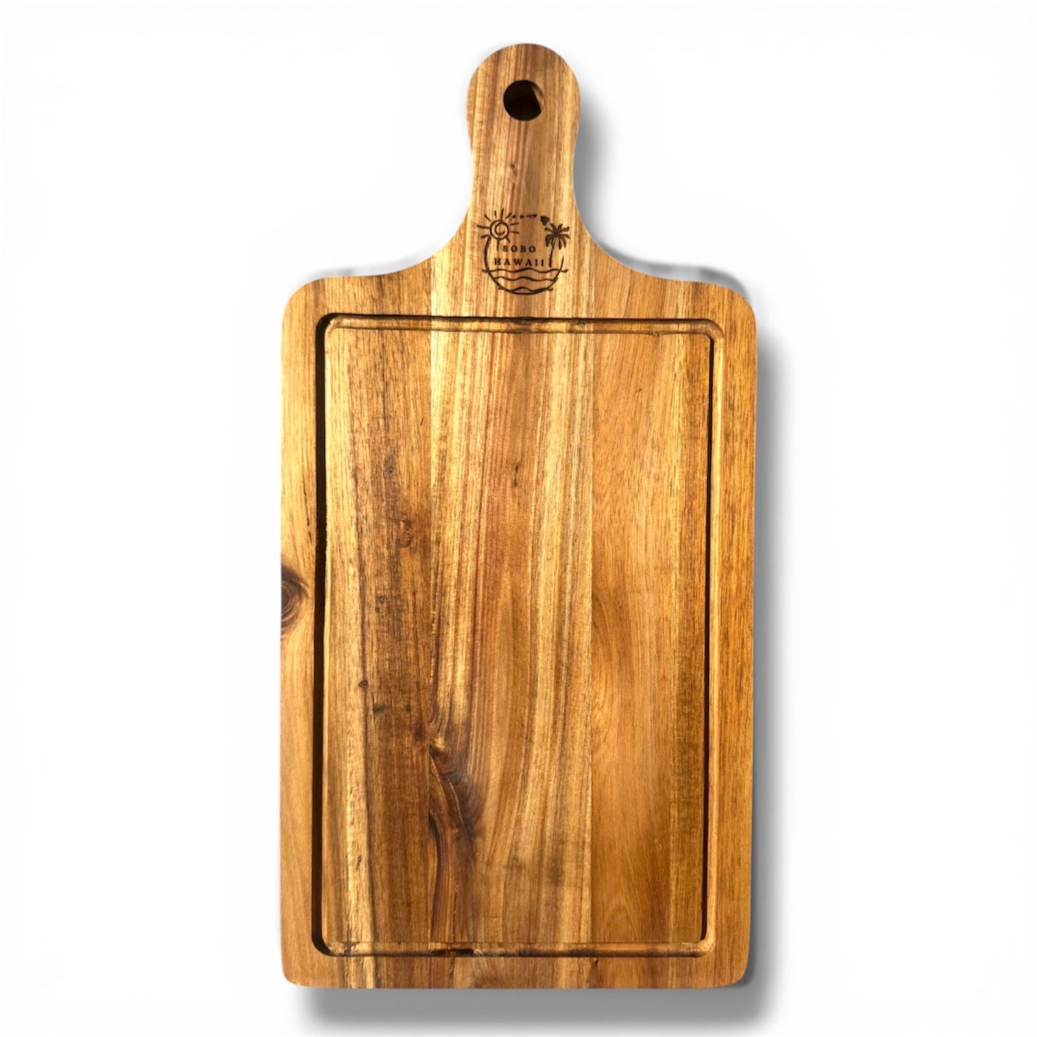 Hawaiian Honu Abalone Shell Inlay Cutting Board
